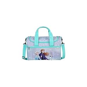 Scooli - Sac de Sport Disney Frozen pour Enfants - Compartiment Principal spacieux - Bandouli&egrave;re Ajustable - Design Anna&Elsa - Robuste