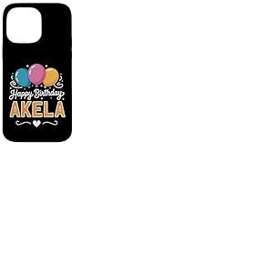 Joyeux Anniversaire en Disant Akela Coque pour iPhone 14 Pro Max