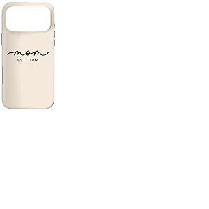 Maman Est 2004 Personnalis&eacute; Maman Personnalis&eacute; F&ecirc;te des M&egrave;res Personnalis&eacute; Coque pour iPhone 17 Pro Max