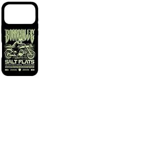 Bonneville Salt Flats Courses de Motos Motard Vintage Coque pour iPhone 17 Pro
