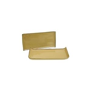 Creatable, 33019, Série NATURE COLLECTION, Curry, Set de vaisselle, Plateau BBQ 2 pièces