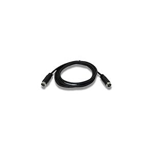 System-S S-Video Câble Mini DIN 10 broches femelle vers femelle Noir 150 cm