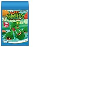 ThinkFun 76576 &ndash; Flip N' Play Topsy Turtles &ndash; Jeu de logique de Voyage, pour Enfants et Adultes &agrave; partir de 8 Ans, &agrave; partir de 1 Joueur