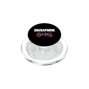 Sousaphone Gang | Sousaphone Band Club PopSockets PopGrip pour MagSafe