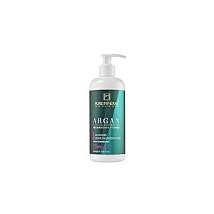 Pure Mineral - Conditionneur Sans Rin&ccedil;age Argan - Hydratation et Luminosit&eacute; pour Cheveux Secs - Vitamine E - Sans sulfates, parab&egrave;nes, petrolates - 350ml