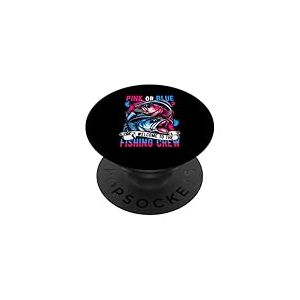 Rose ou Bleu Bienvenue à l'équipe de pêche pour révéler Le Sexe de la pêche PopSockets PopGrip Adhésif