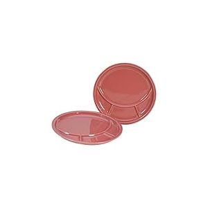 Creatable, 22925 S&eacute;rie Universal Lot de 4 assiettes &agrave; fondue en porcelaine pour 4 personnes Rouge Fabriqu&eacute; en Pologne