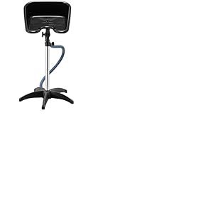 VEVOR Bac &agrave; Shampoing sur Pied, Lavabo Lave Cheveux avec Hauteur et Angle R&eacute;glables, Tuyau de Vidange, &Eacute;vier Lavage de Salon L&eacute;ger pour Laver Cheveux, Centre de Spa, Salon de Coiffure et de Beaut&eacute;