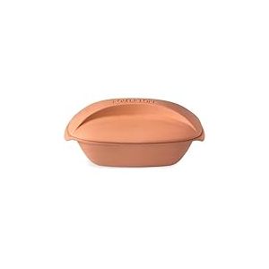 Römertopf CULINARIO Cocotte pour 4 personnes – Cocotte de 3 litres avec couvercle en céramique – Pour mijoter, rôtir et cuire à la vapeur – Passe au four, terre cuite