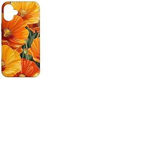 Motif Fleur de Coquelicot californien Coque pour iPhone 16 Plus