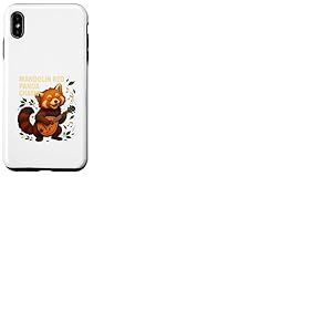Breloque Panda Rouge Mandoline Coque pour iPhone XS Max