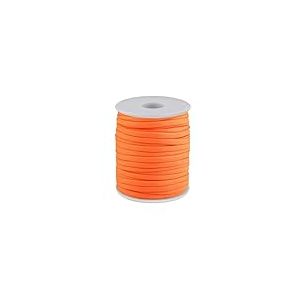 cyclingcolors 1x Cordon Cordelette Tressée 4 mm 25 m polypropylène Bracelet Pendentif Bijoux Collier Laisse Lacet Ceinture décoration Couture, Orange