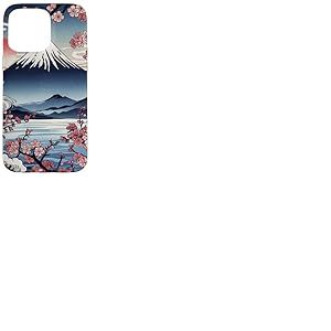 Arbre Japonais Sakura Garden Geisha Mount Fuji Cherry Blossom Tree Coque pour iPhone 15 Pro Max