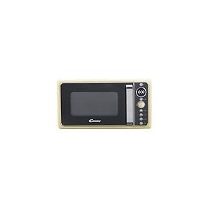 Candy DIVOG25CC Micro-ondes Gril quartz, Puissant 900 W + Gril 1000W, 25L, Programmateur digital, 6 Niveaux de puissance, Décongelation poids/temps, Fonction silence,Design Retro, Couleur Crème