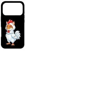 Costume Amusant de Renard dans Un Poulet Coque pour iPhone 17 Pro