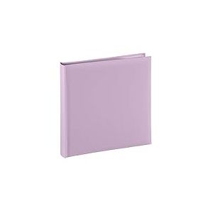 Hama Album Photo "Fine Art" 30x30cm (80 Pages Blanches, 320 Photos 10×15cm à coller, Intercalaires Papier Crystal, Livre photo idéal Scrapbooking DIY) Mauve Lilas