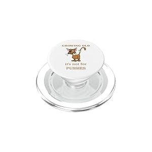 Vieillir, ce n'est Pas pour Les chattes PopSockets PopGrip pour MagSafe