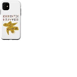 Amazigh Berbère Symbole Yaz Tifinagh Kabyle Tatouage Amazigh Coque pour iPhone 11