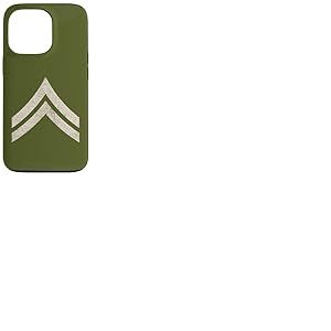 &Eacute;cusson de l'arm&eacute;e Corporalstripes Rangk Insignia Coque pour iPhone 13 Pro