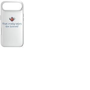 That Really Takes The Biscuit! Mots Britanniques dr&ocirc;les Mignons Coque pour iPhone Air