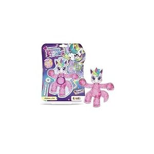 CRAZE Superstars Stretchy Moonish - Figurine Super Extensible et gluante avec Slime et Paillettes à l'intérieur, Figurine Action pour Enfants, Jumbo