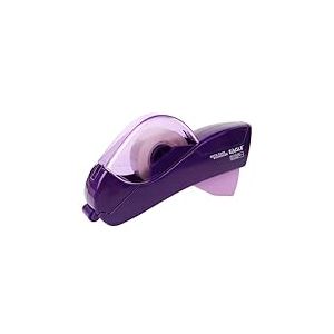 Eagle Distributeur automatique de ruban adh&eacute;sif, pistolet &agrave; ruban, design &agrave; main unique, 1 rouleau de 12 mm et 1 rouleau de ruban adh&eacute;sif de 0,75 pouces (19 mm) (violet)