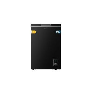 Cecotec Congélateur Coffre Noir 99 L Bolero CoolMarket Chest 99 Black E. Congélateur, 83,5 cm de Hauteur et 54,5 cm de Largeur,Convertible en Réfrigérateur, classe Énergétique E,Fast Freezing