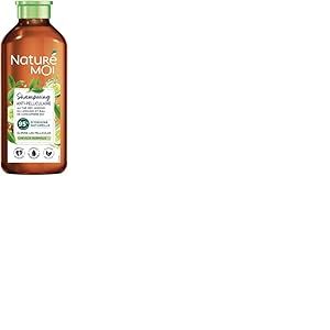 Naturé Moi - Shampooing Antipelliculaire - Sans Sulfate - Soin des Cheveux Normaux Pellicules - Thé, Eau de Concombre Bio - 95% d'Origine Naturelle - 250 ml - Fabriqué en France