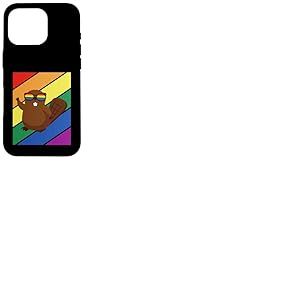 LGBTQ Drapeau Gay Pride Mois Rainbow Beaver avec Lunettes LGBT Coque pour iPhone 16 Pro