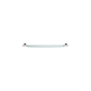 Tesa Loxx Tablette en verre, finition brillante métal chromé, adhésif, technologie sans percer, 50mm x 700mm x 135mm TE40283-00000-00