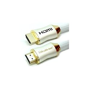 LINK CABLE STORE - ORION Ultimate - 1 M - C&acirc;ble HDMI 1.4 - 2.0 - 2.0 a/b - Blanc - Professionnel - 3D - Ultra HD 4K 2160p - Full HD 1080p - HDR - ARC - CEC - Ethernet