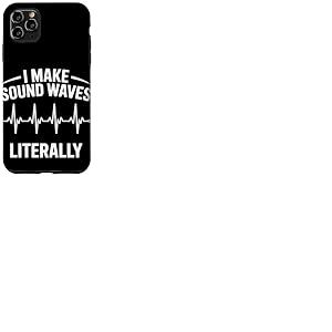 I Make Sound Waves Littéralement Ingénieur Audio Coque pour iPhone 11 Pro Max