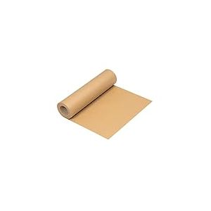 Vita Blake Rouleau de papier kraft écologique 500 mm x 50 m – Papier kraft FSC 100% recyclé – 90 g/m² – 50 mètres, marron