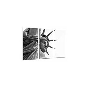 Cuadros Camara Tableau Moderne Photographique, Impression sur Bois, New York City, Statue de la Liberté, Face Stone, 97 x 62 cm, ref. 26935