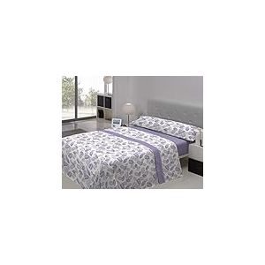 Libela Triptyque Baiona Violet lit 135 cm