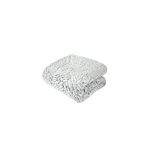 Sleepdown Couvre-lit de Luxe en Fausse Fourrure Gris Anthracite Super Doux et Chaud – 150 cm x 200 cm