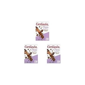 Gerlin&eacute;a - Barres Repas Saveur Chocolat - Repas Complet et Rapide - 12 barres (soit 6 repas) (Lot de 3)