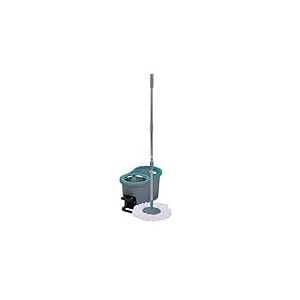 Beldray Serpillière avec Seau Essoreur à Pédale 4L, Balai Serpillère Rotatif 360° Antibactérien, Style Vileda avec Système d'Essorage, Set Complet pour Nettoyage