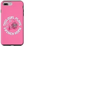 Cette fille joue du cor français, musicienne de cuivres Coque pour iPhone 7 Plus/8 Plus