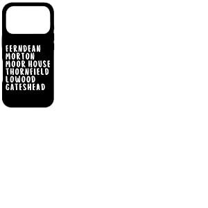 Jane Eyre Charlotte Bronte Lieux de Romans Coque pour iPhone 17 Pro