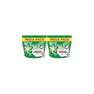 Ariel Pods 3en1, Lessive en Capsules, 50 Lavages, Avec Une Touche d’Aloe Vera, Action Détachante En 1 Seul Lavage, Dissolution Rapide Même à Froid, Fabriqué en France (Lot de 2)