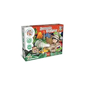 Science4you Explorateur de Jurassic World - Jeu Dinosaure + Kit Science, Jouet de Dinosaure avec 24+ Expériences pour Enfants, Cadeau pour Garçon et Fille 4 5 6+ Ans