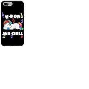 Kpop and Chill Unicorn K Pop and Chill Unicorn Coque pour iPhone 7 Plus/8 Plus