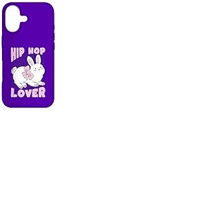 Lapin Hip-hop Amoureux Kawaii Mignon dr&ocirc;le Coque pour iPhone 17