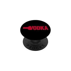 Bouteille de Vodka Good Times Cool Happy Hour Drink PopSockets PopGrip Adh&eacute;sif