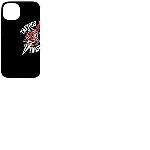 Tattoos Are Trashy Rose Dague Anti Tatouage Opinion Coque pour iPhone 13