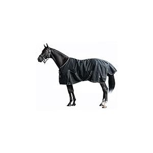 HKM Couverture pour chevaux-13102 Couverture pour chevaux Noir 155 cm