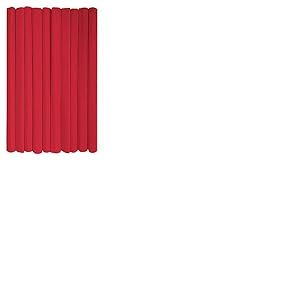 Interdruk - Rouleaux de papier crépon pour enfants, bricolage et décorations - Lot de 10 rouleaux (50cm x 200cm, 28g/m2) - 07 Rouge