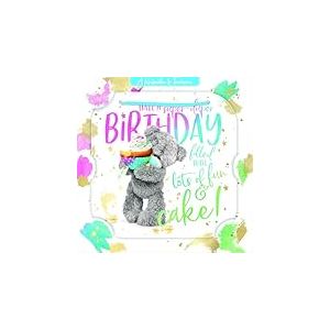 Me To You Tatty Teddy Carte d'anniversaire souvenir 3D de luxe Super Duper 15,2 x 15,2 cm – Collection officielle