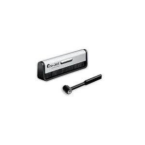 Pro-Ject Kit de Nettoyage Basic en Fibre de Carbone pour disques vinyles et Brosse à Aiguille en Carbone